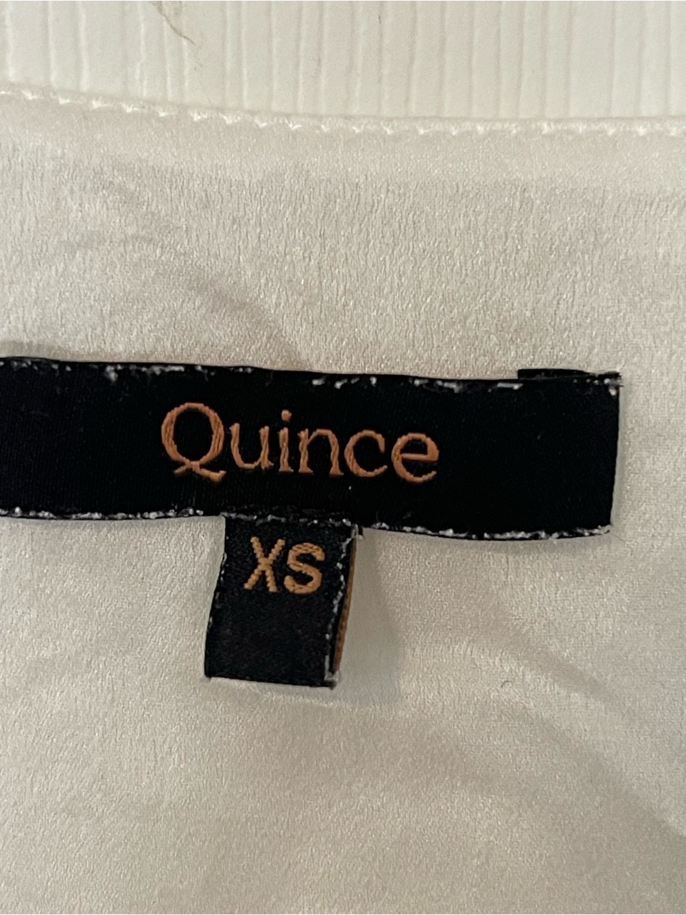 Quince Classic White Washable Silk Cami Tank Top - Timeless Women's Essential - Picture 3 of 4